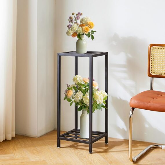 2-Tier 30-Inch Wooden Indoor Plant Stand